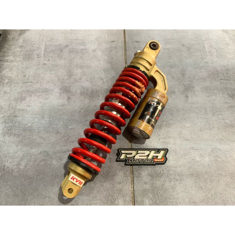 LOSTPACK shock KYB Zeto original matic tabung 330mm warna merah