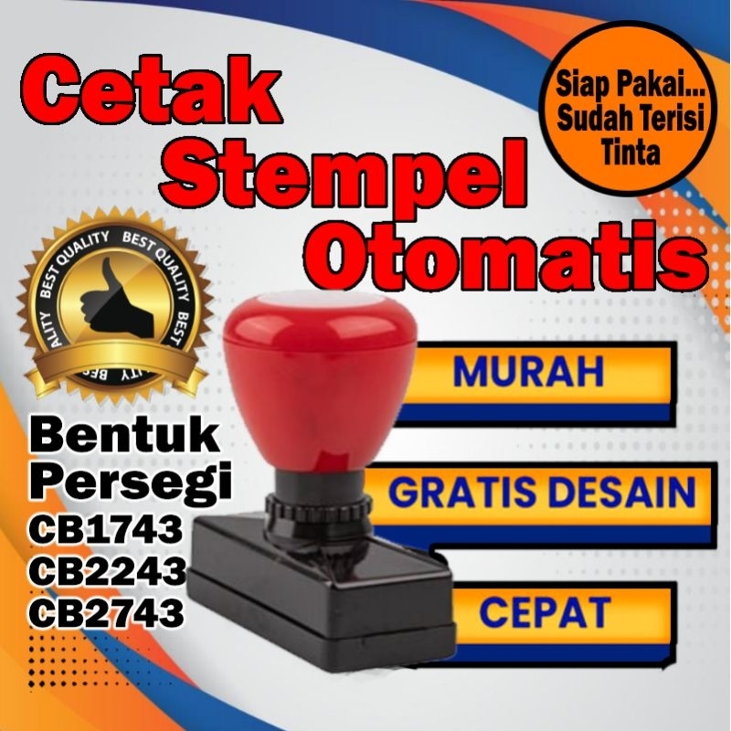 

Stempel Flash / Stempel Otomatis / Stempel Warna / Stempel Custom
