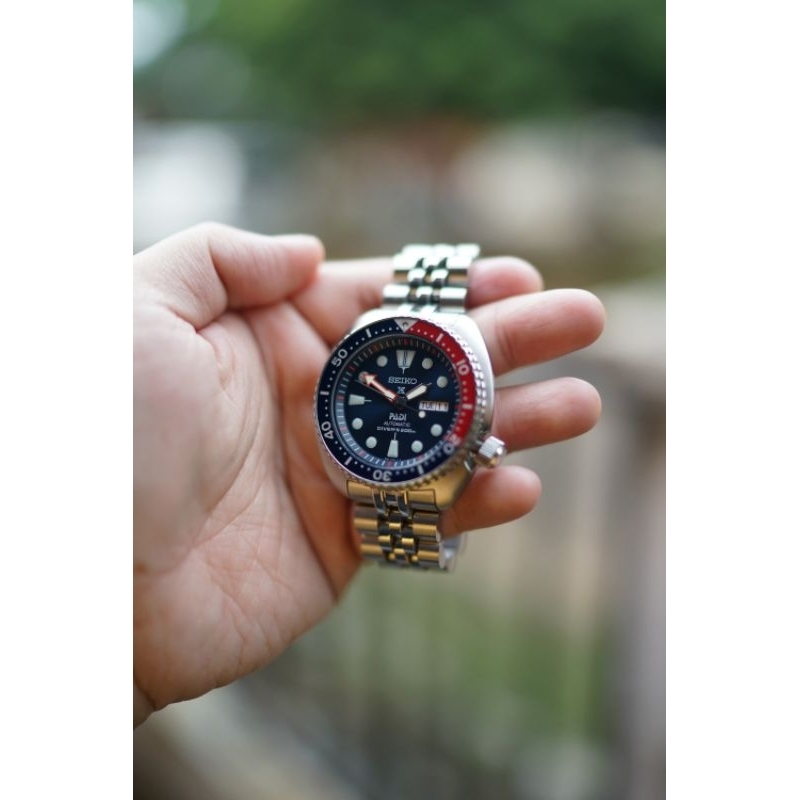 Seiko Prospex SRPA21K1 PADI with Miltat Angus Jubilee Strap