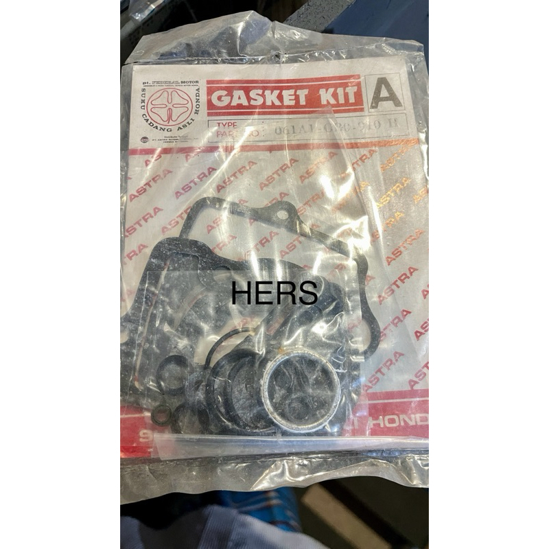 Paking Gasket Topset Honda GB0 Original Astra Federal Japan NOS