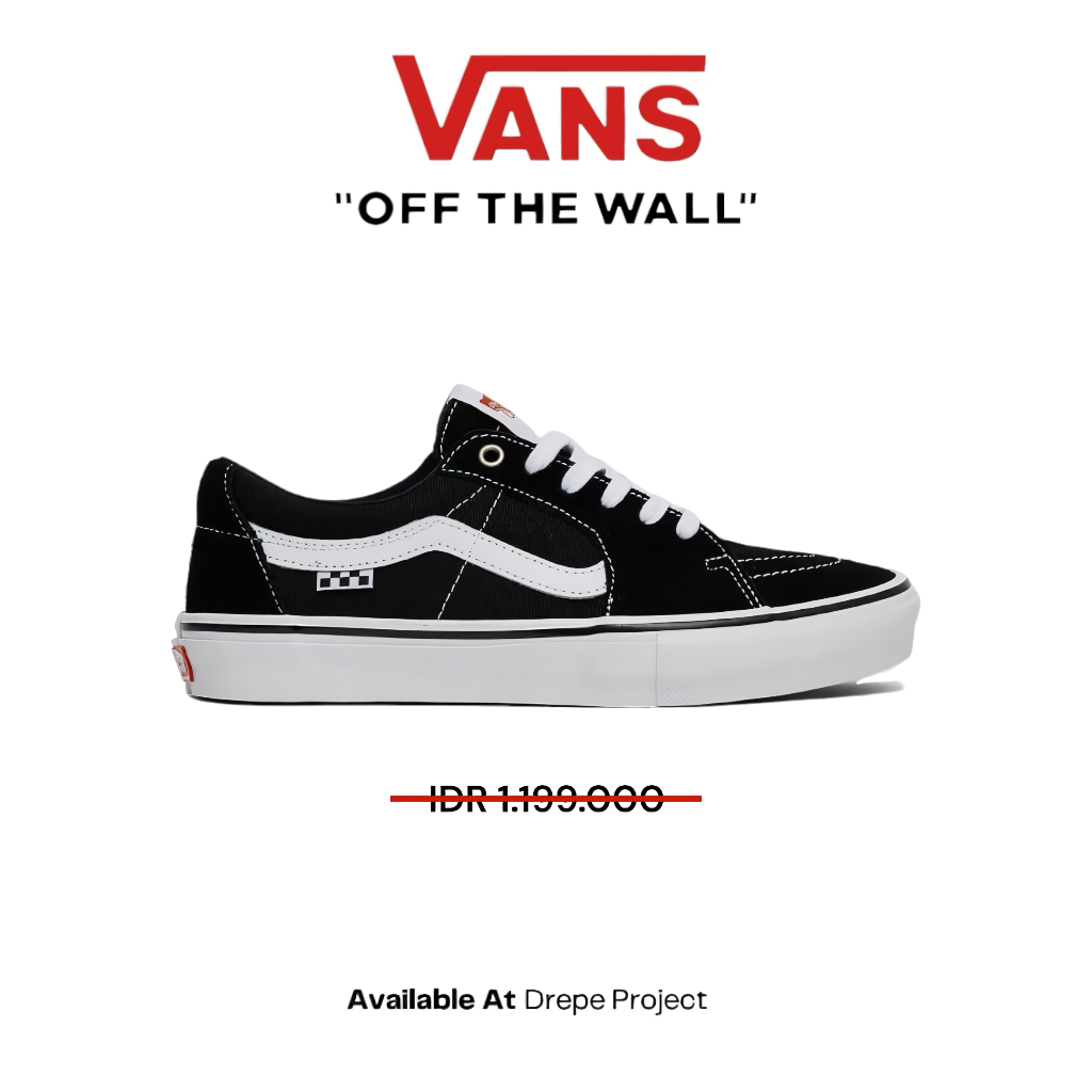 Vans Skate SK8 Low Black White Original BNIB
