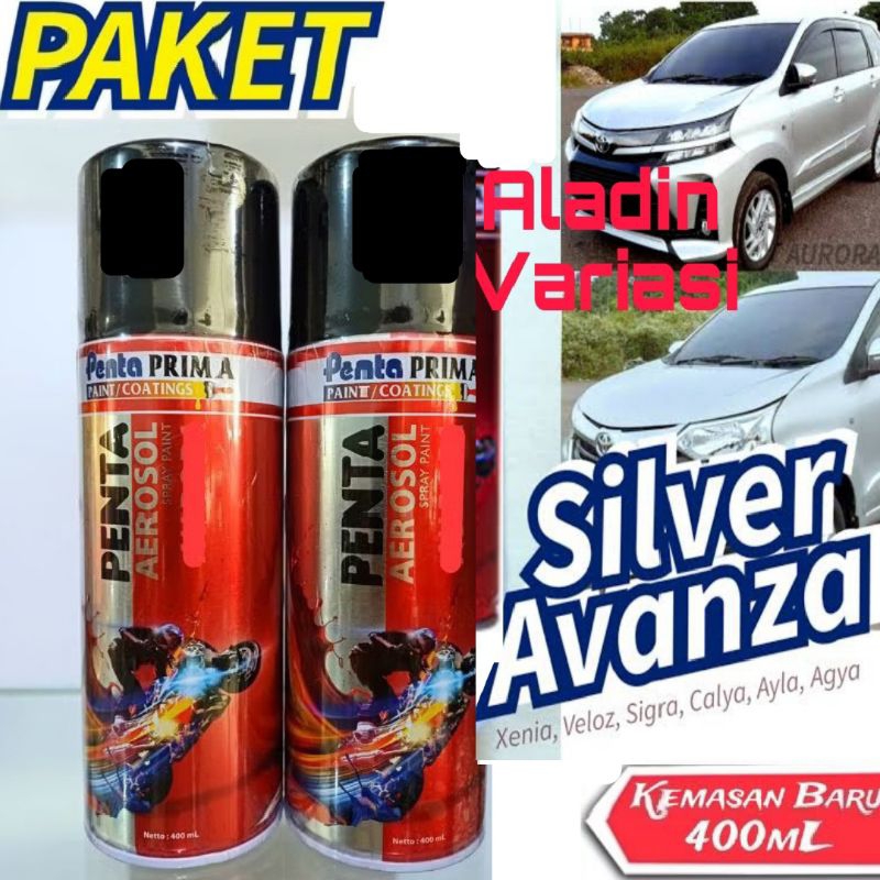 Cat Pilok Silver Avanza Paket 2Klg Penta Cat Mobil Avanza Xenia Calya
