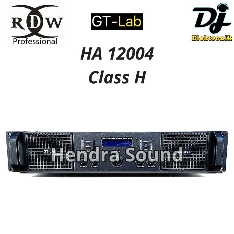 GT LAB ● HA 12004 / HA12004 - Power Amplifier (4 channel) RDW