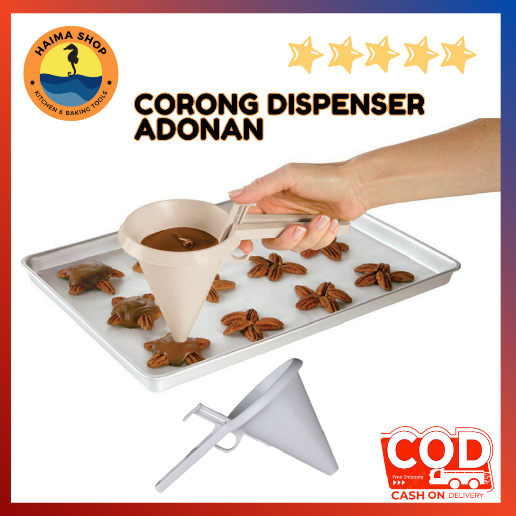 CORONG DISPENSER ADONAN / FUNNEL BUTTER DISPENSER DENGAN TUAS / CORONG ADONAN