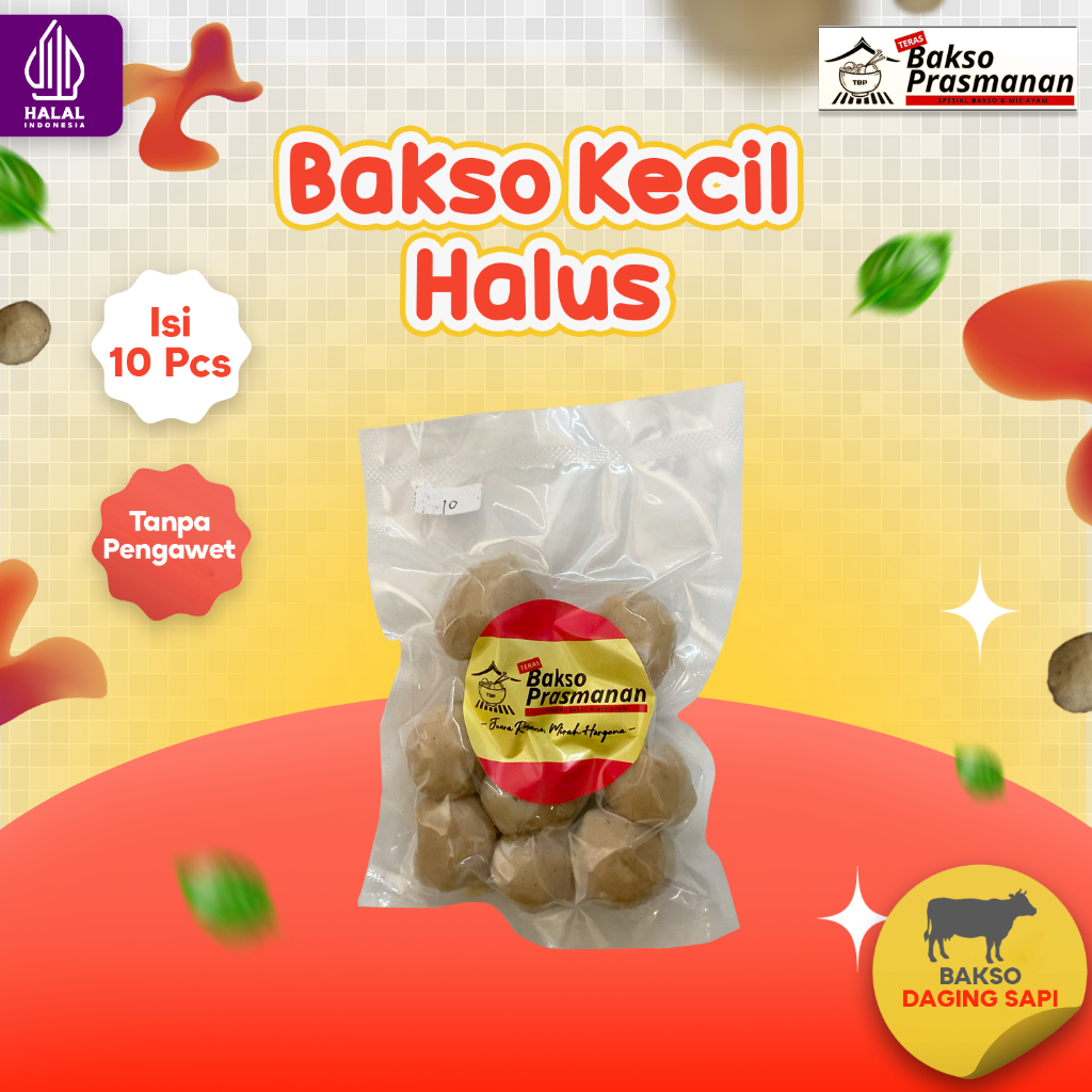 

Bakso Sapi Kecil isi 10 - Teras Bakso Prasmanan
