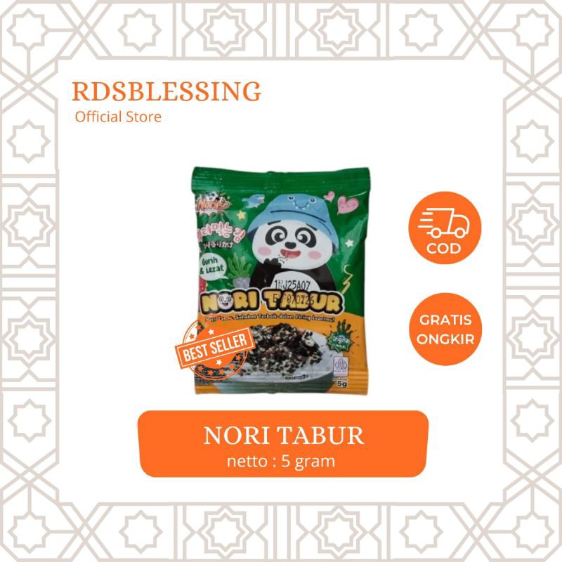 

Nori tabur 5 gram/Nori tabur sachet kecil