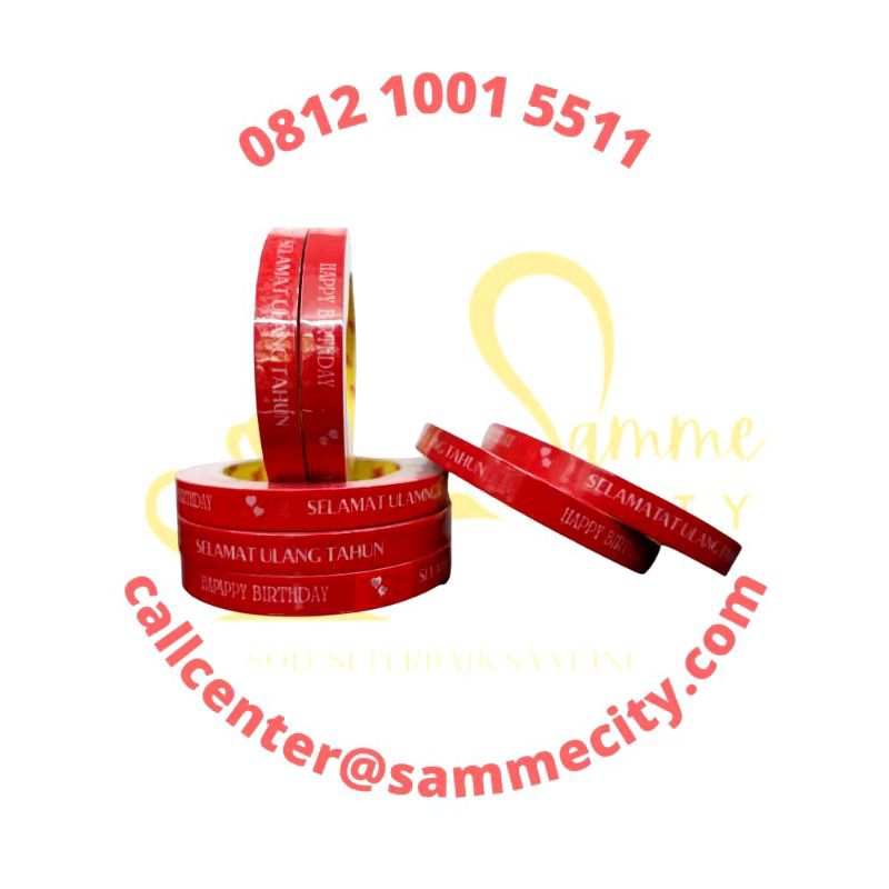 

ISOLASI PRINTING "HAPPY BIRTHDAY/SELAMAT ULANG TAHUN