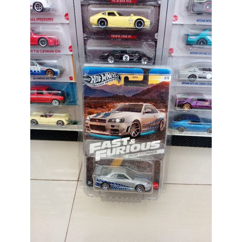 Hotwheels Fnf Brian R34 Skyline Gtr