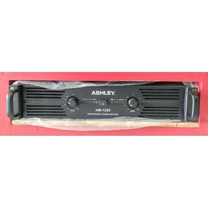 Power Ashley HM - 1200 / power amplifier 2 channel Ashley