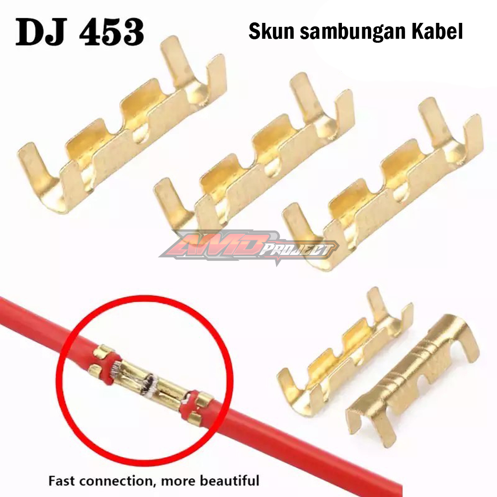 Skun Press Type DJ 453 Sambungan Kabel DJ-453 Penyambung Cable Harga per pcs