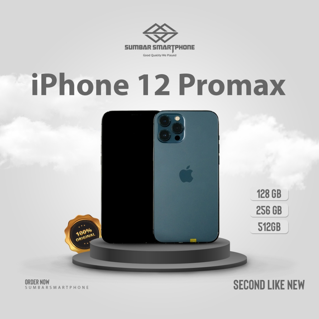 SECOND IPHONE 12 PROMAX RESMI BERGARANSI