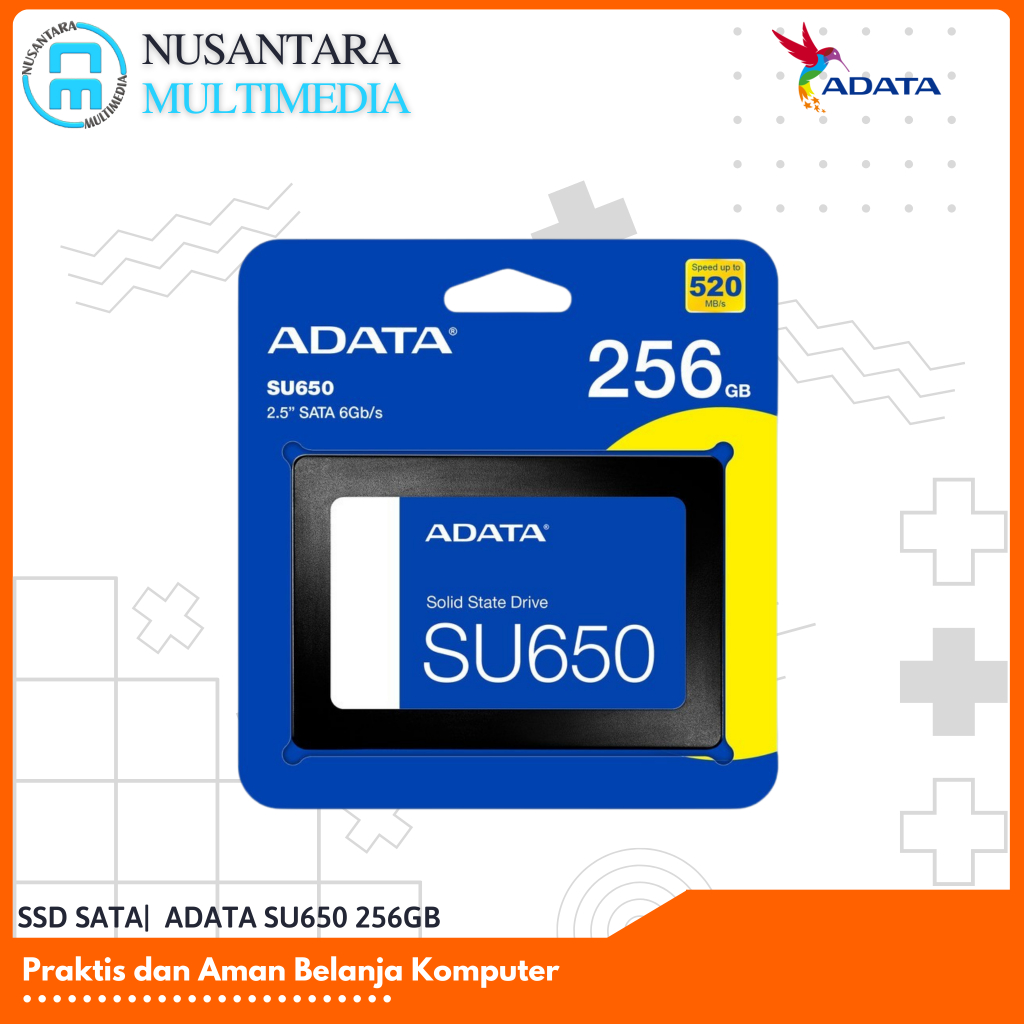 SSD Adata Sata SU650 256 GB SATA III 2.5"