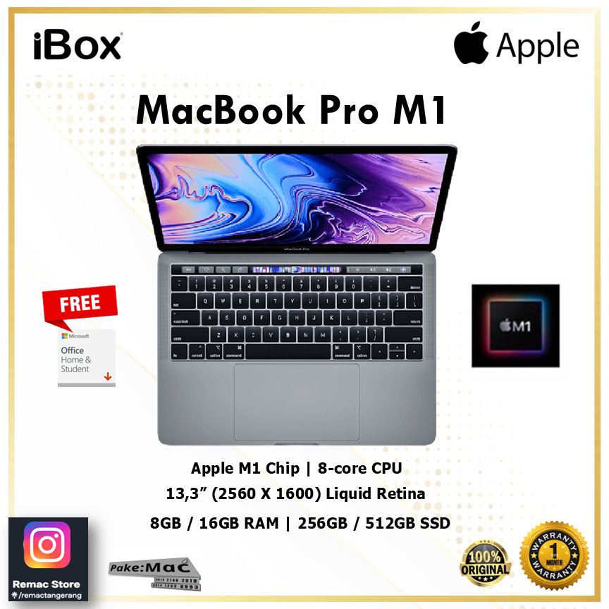 MacBook Pro M1 2020 Second Original Ram 8 || 16 GB || Ssd 256 || 512 || 1TB