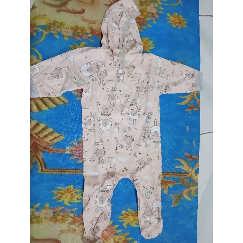 Preloved baju sleepsuit bayi merk Velvet junior