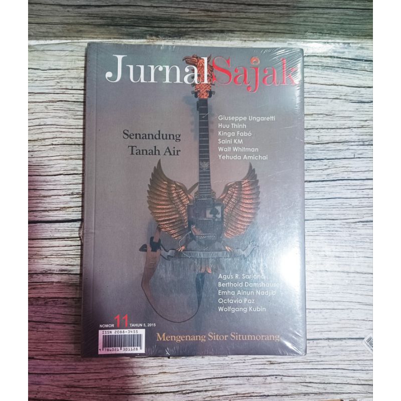 Buku Jurnal Sajak Nomor 11 tahun 5 2015 Mengenang Sitor Situmorang