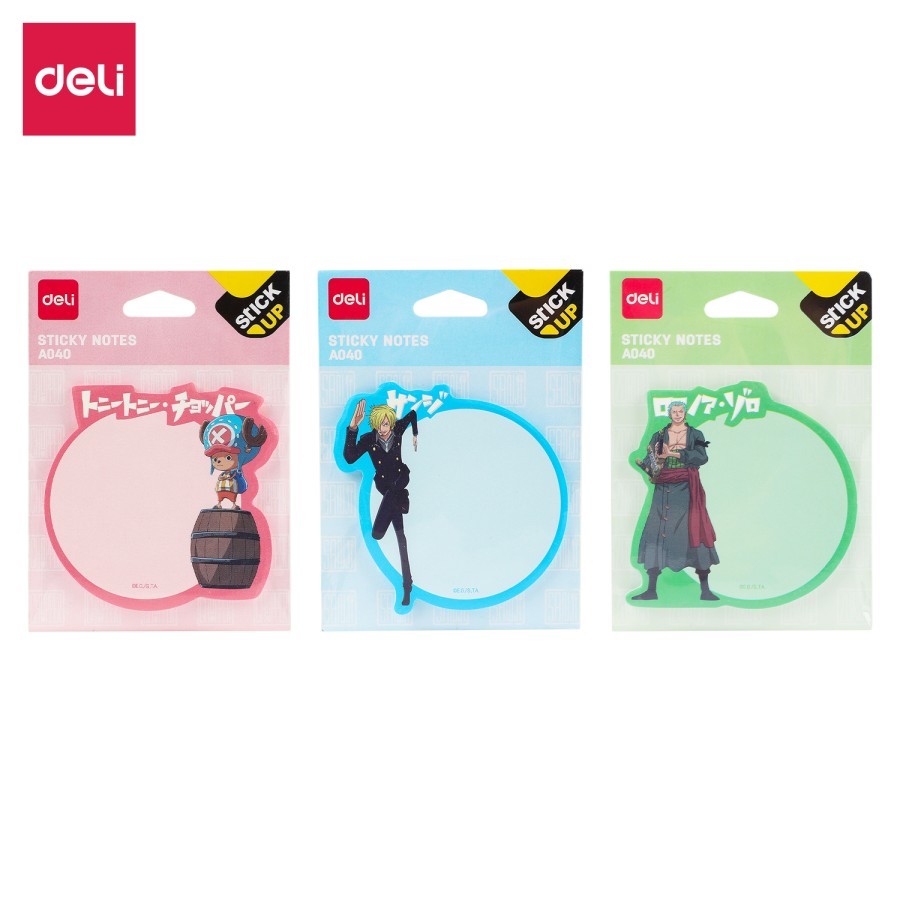 

TBMO Deli Sticky Notes / Memo Pad Edisi One Piece 30Lmbr Kertas Tebal EA040