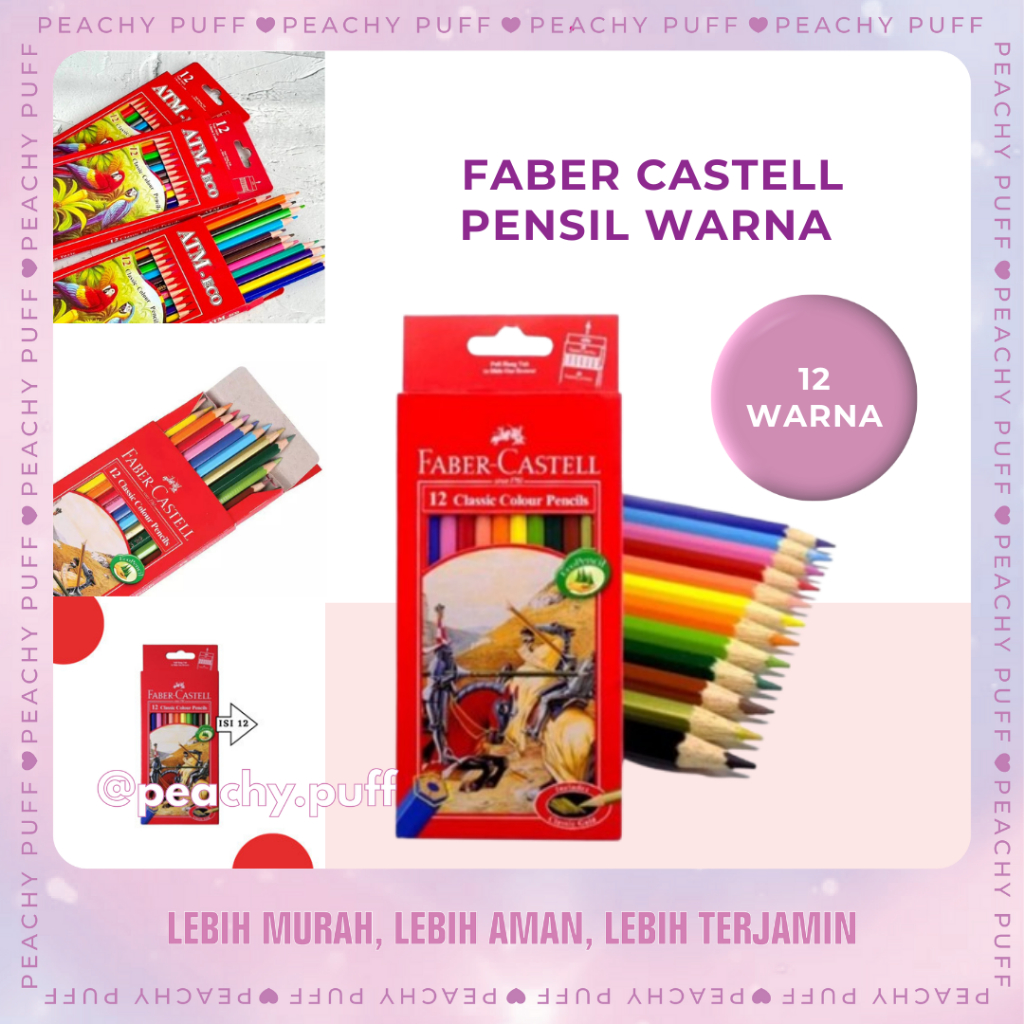 

Faber Castell Panjang 12 Warna Classic Colour Off-79