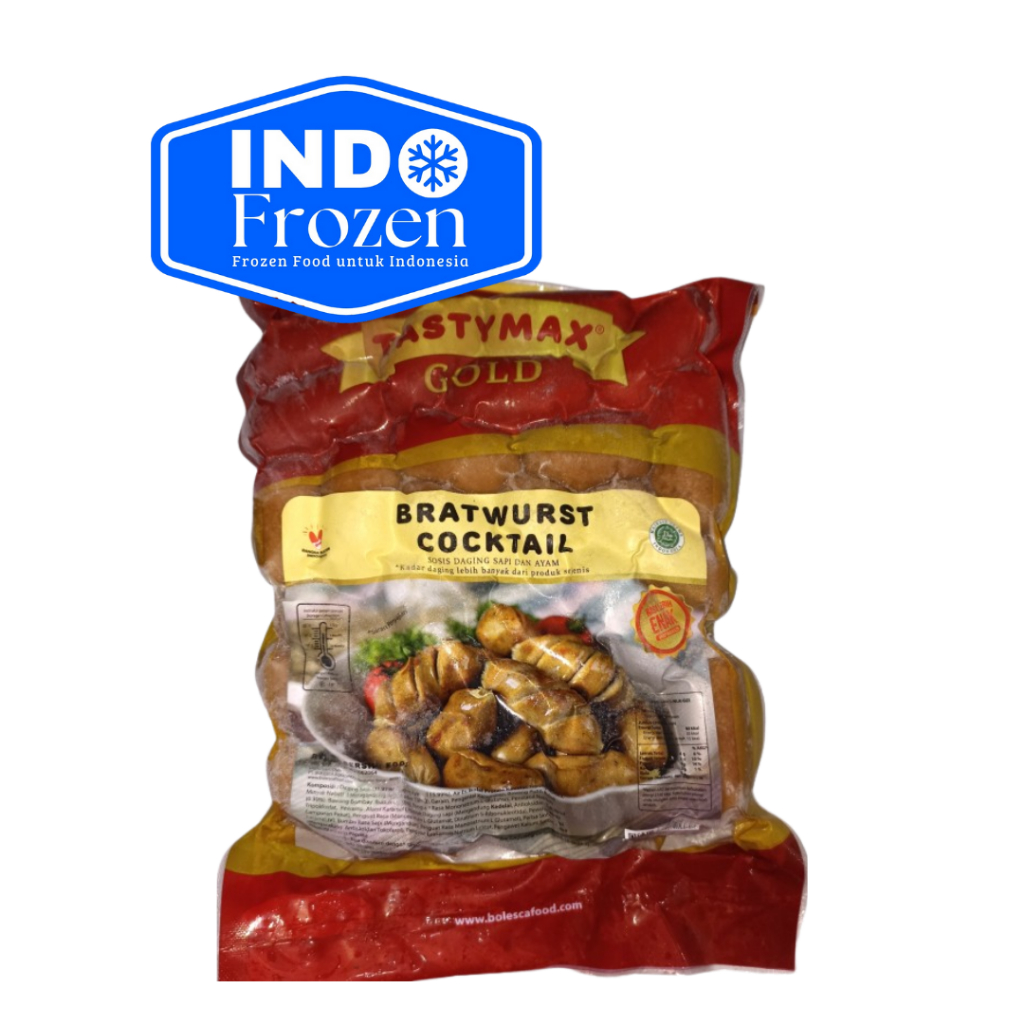 

TASTY MAX BRATWURST COCKTAIL 500GR / SOSIS SAPI & AYAM