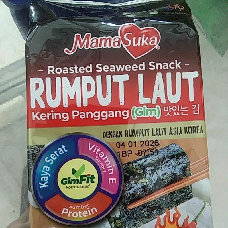 

MAMA SUKA RUMPUT LAUT RASA PEDAS 4 GRAM