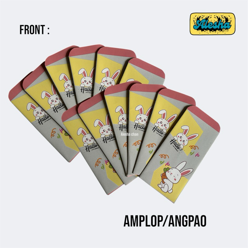 

amplop/angpao lucu gambar kelinci