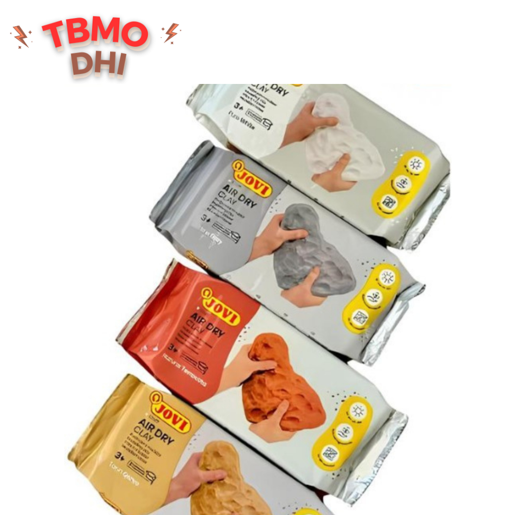 

TBMO Jovi Air Dry Modelling Clay 500g | Tanah Liat | Pottery