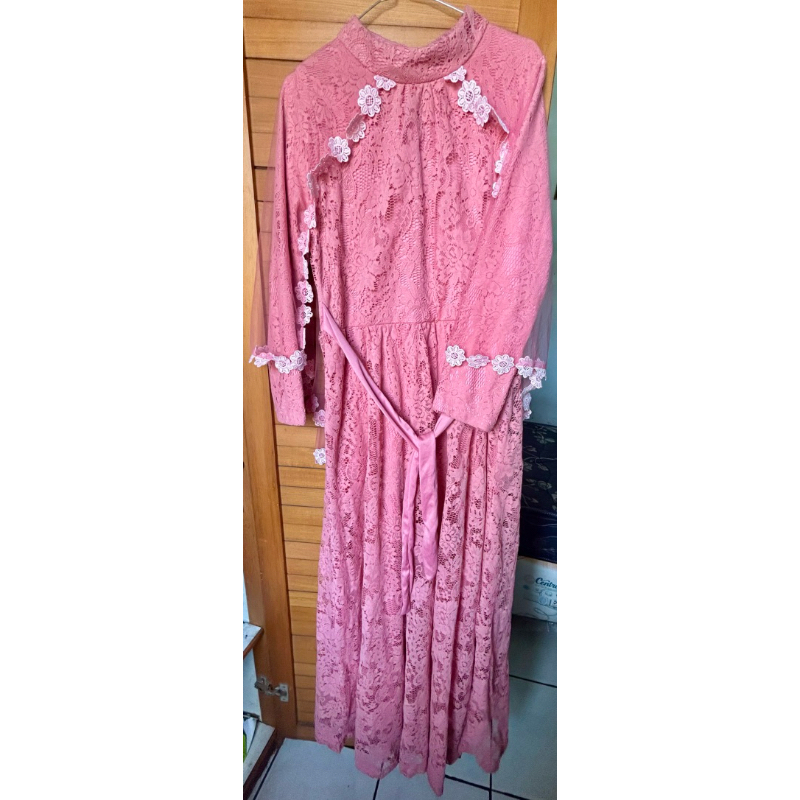 [Preloved] Dress Gamis Renda Muslimah (No Brand)