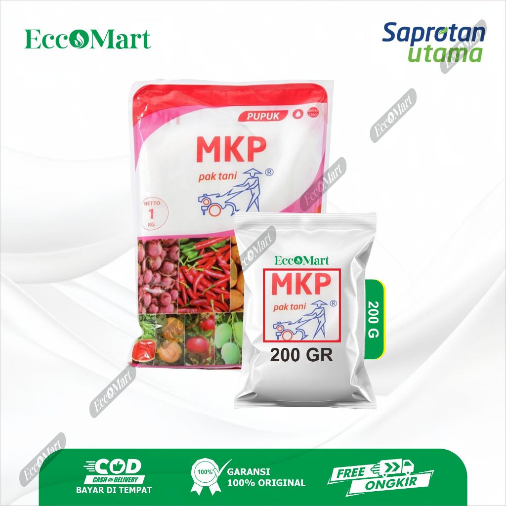MKP Pak Tani Pupuk Kristal – Repack 200 Gram