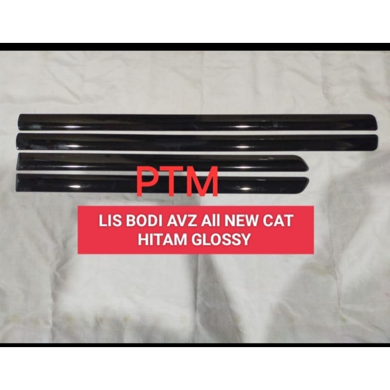 side moulding list body hitam glossy All new avanza 2012 -2014.