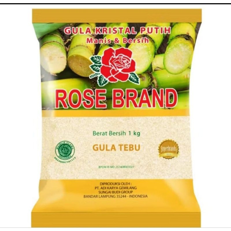 

Gula Rosebrand Kuning 2KG