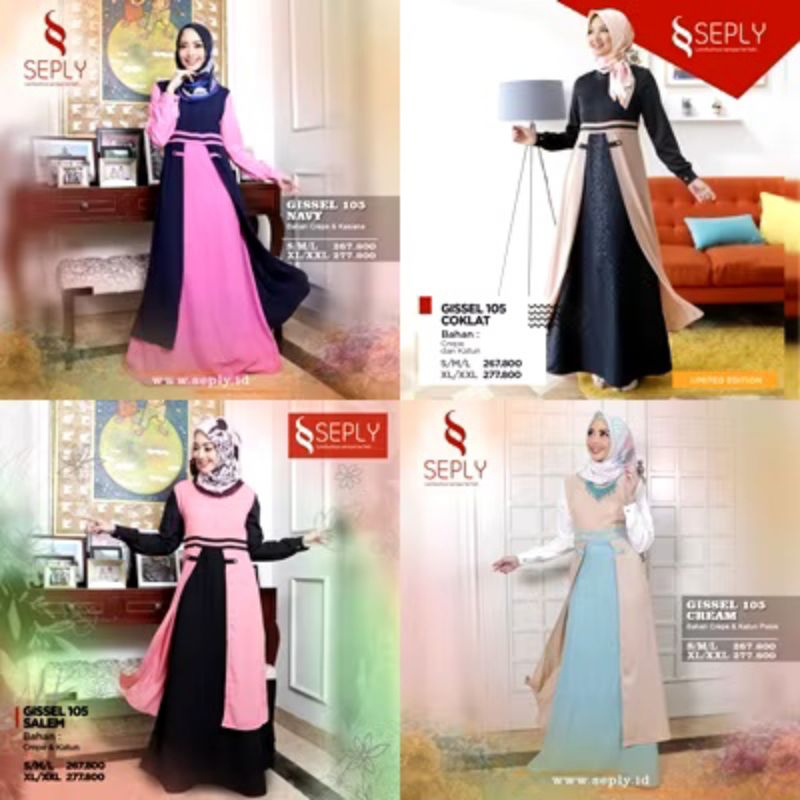 Gamis Seply Gisel 105 Salem