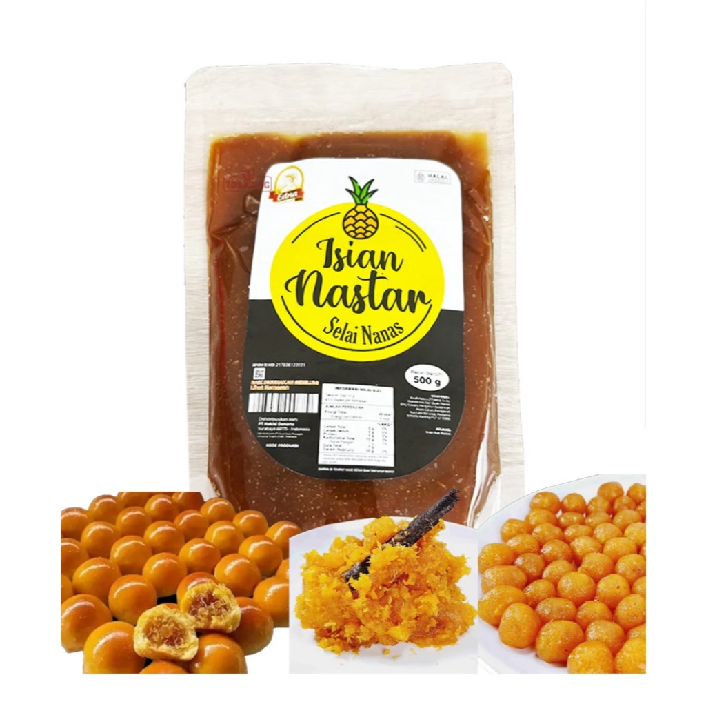 

EDNA Selai Nanas Isian Nastar 500gr HALAL Pineapple Filling
