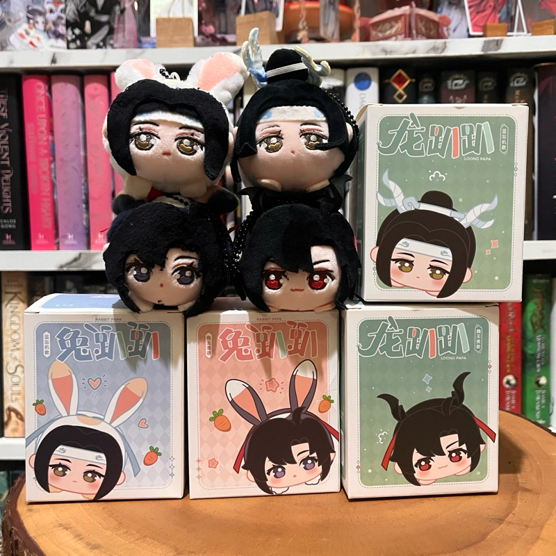 OFFICIAL MDZS MXTX Mo Dao Zu Shi Boneka Doll Plushie Lan Wangji Wei Wuxian Lan Zhan Wei Ying Wangxia