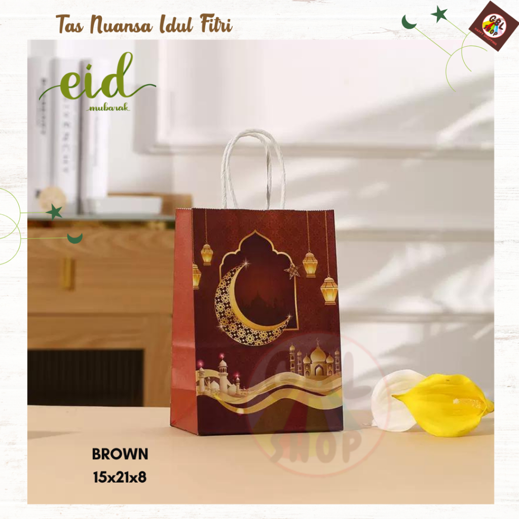 

Tas Idul Fitri 15x21x8 Paper Bag Hampers (10pcs)