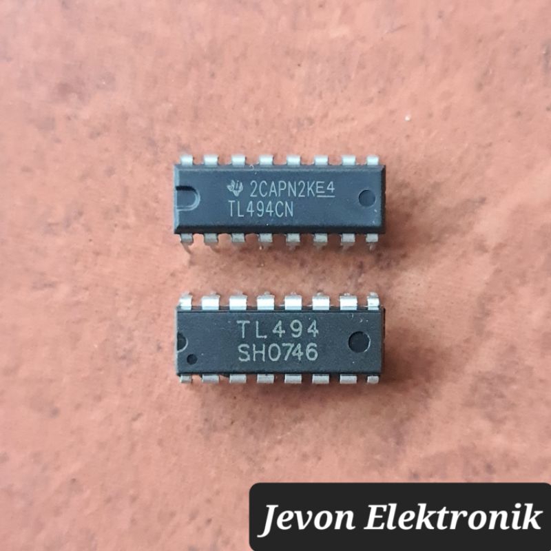 IC TL494 Original Texas Transistor Inverter Control Circuit TL 494 CN Asli Ori TL494CN