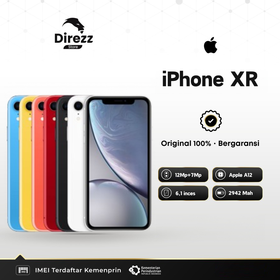 IPHONE XR 64GB 128GB 256GB SECOND
