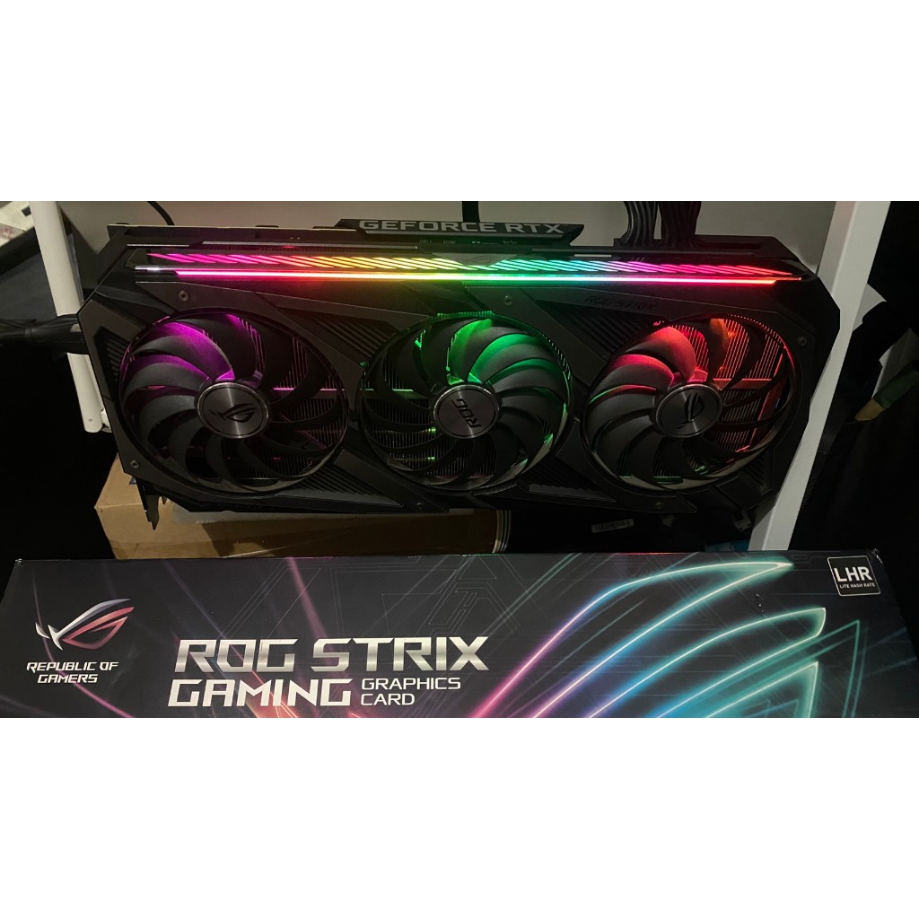 VGA ASUS GeForce RTX 3060 Ti ROG Strix 8GB GDDR6 LHR