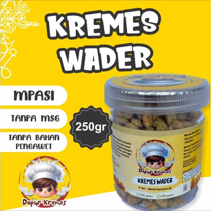 

Wader | Wader Goreng 250gr | Wader Kremes 250gr | MPASI | Dapur Kremes