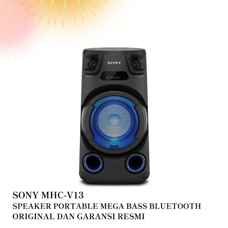 SONY MHC V13 Speaker super bass speaker bluetooth speaker karaoke speaker portable mhcv13