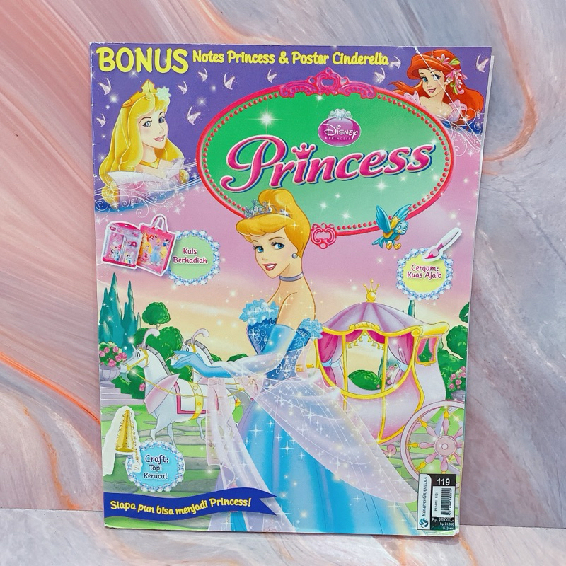 Buku Majalan Princess Original Majalah Anak Jadul Nostalgia Disney Princess MURAH