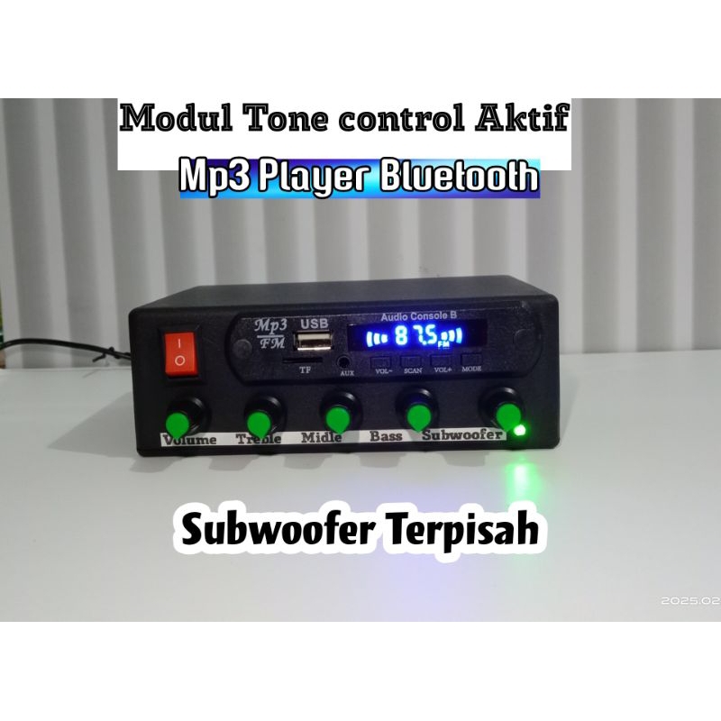 Modul Mp3 player Tone control 2.1 (Sub. Terpisah)