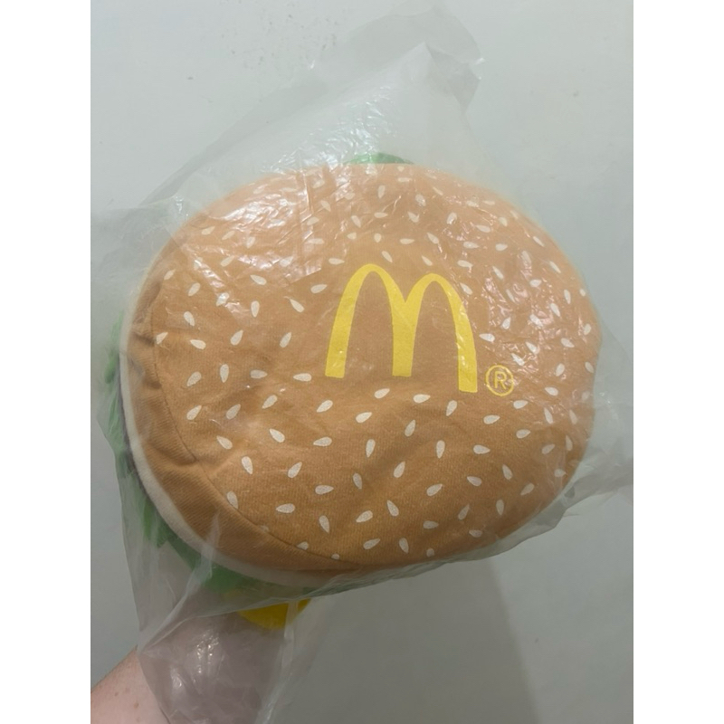 ORI BANTAL BURGER MCDONALDS / BONEKA BURGER MCD / BANTAL MAINAN MEWAH HAMBURGER