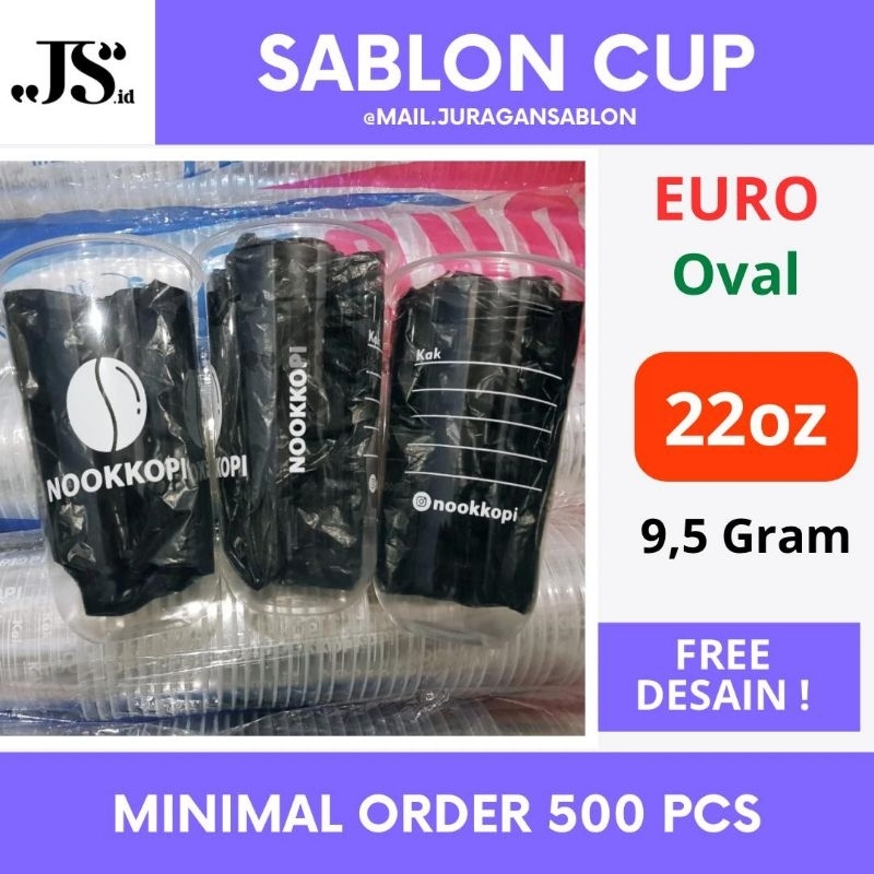 SABLON CUP - 18 oz & 22 oz - Oval - MERK EURO