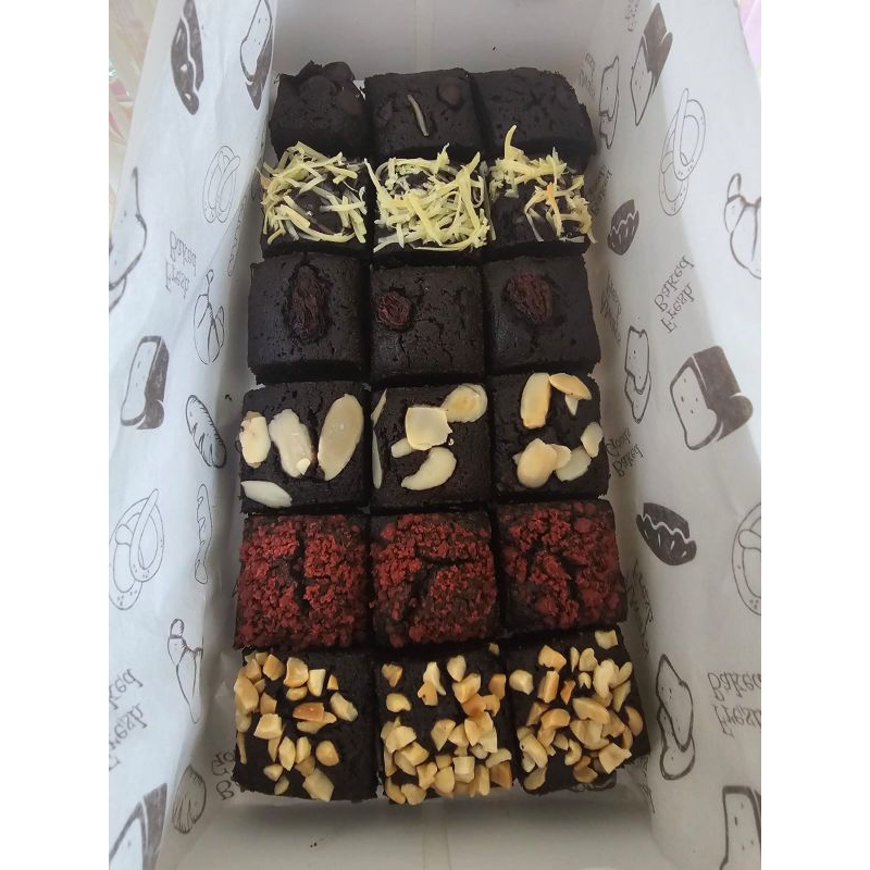 

fudgy brownies ukuran 20x10
