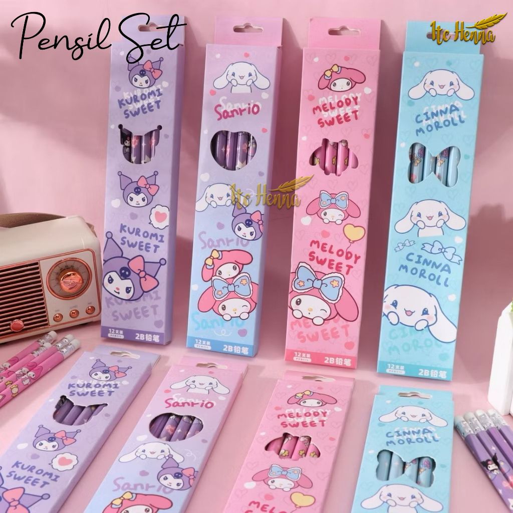 

Pensil Set Isi Banyak Pensil Set Alat Tulis Sekolah Pensil Set Pack Cute Pensil Anak Karakter