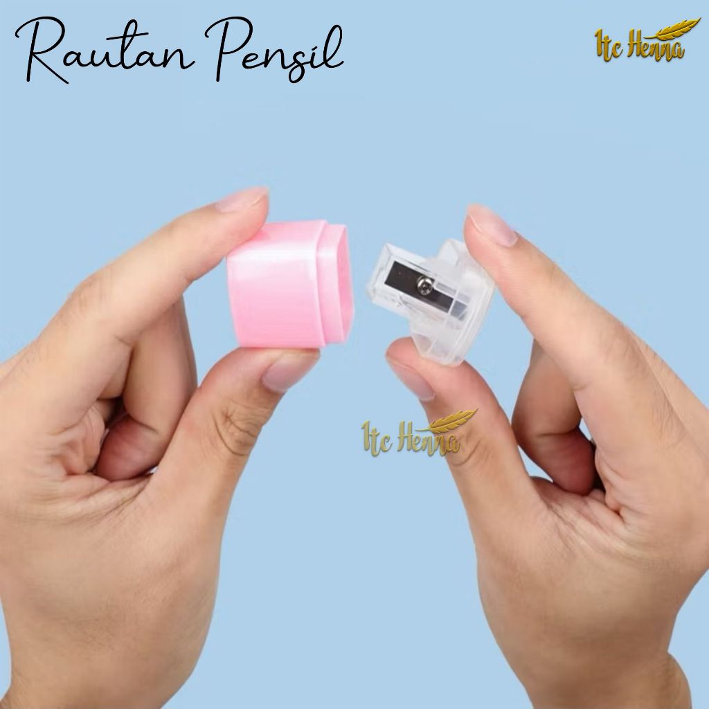 

Rautan Serutan Pensil Putar Sharpener Dengan Penutup