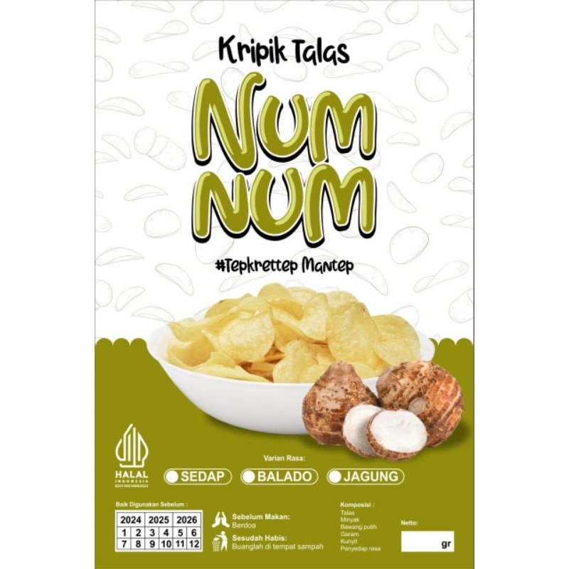 

KERIPIK TALAS Oleh² Khas Probolinggo