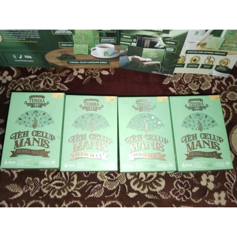 

TEHDIA STEVIORA HERBAL TEH CELUP MANIS HARGA SATUAN 55RB