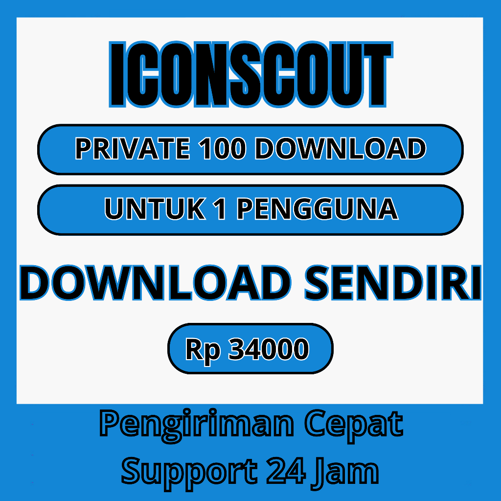 Iconscout 100 Download - Akses Ikon & Aset Desain