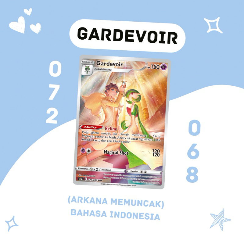 Gardevoir CHR S11A 072/068 Pokemon TCG Indonesia