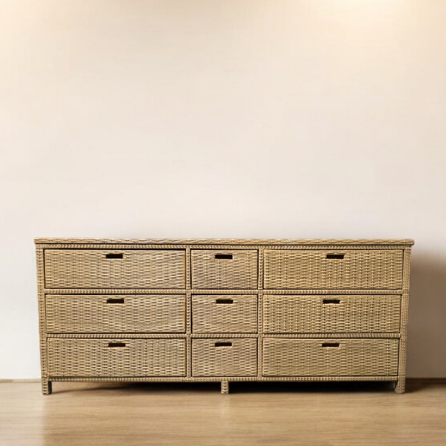 Lemari Rotan Sintetis 9 Laci